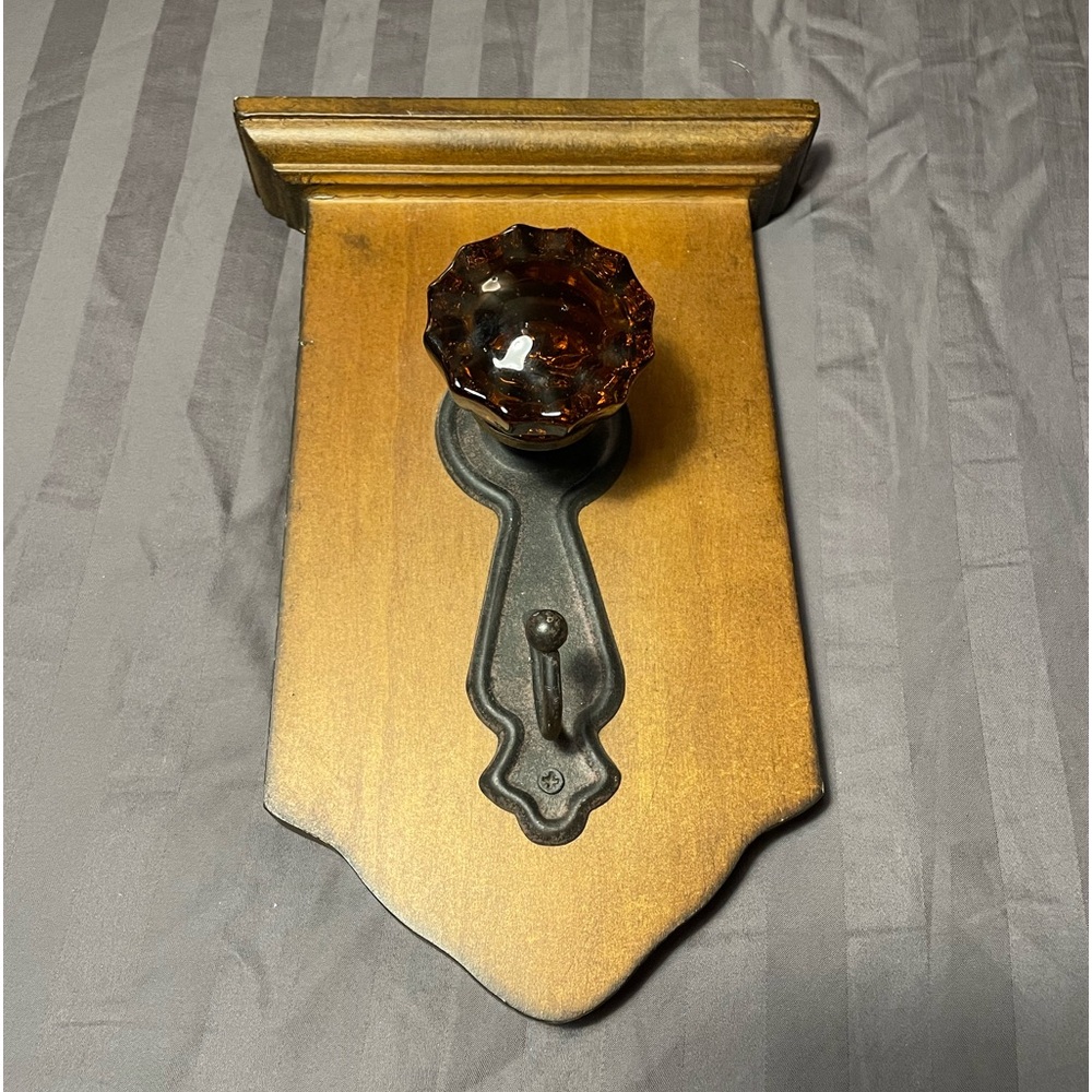 Glass Doorknob Single Hook